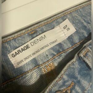 GARAGE DENIM
COUPE DROITE VINTAGE/VINTAGE STRAIGHT 07/28